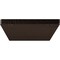 Ekena Millwork 3"W x 16"D Logan Hidden Support Steel Bracket w/ 12" Support Depth, Hammered Brown BKTM03X16LOHBR - alternate 7